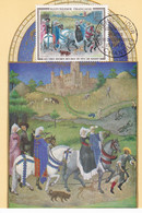 1er Jour - Tampon:  Les Très Riches Heures Du Duc De Berry 25.9.1695 CHANTILLY - 1960-1969