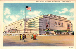 Missouri Kansas City Municipal Auditorium Curteich - Kansas City – Missouri