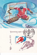 Carte Maximum - MOCKBA 199 (Moscou) 1er Jour Hockey Sur Glace - Tarjetas Máxima