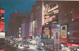 New York Time Square - Broadway & 46th Street - Unused - 2 Scans - Time Square