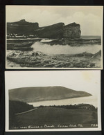 Perron, Val-d'Or, PQ, Canada Perce Quebec Lot Of 2 Rppc Real Photo Postcards - Percé