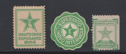 Esperanto Labels - Germany - 1937 - Esperanto-Glumarkoj Eldonitaj En Germanio * * - Esperanto