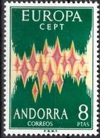 Europa 72 CEPT ANDORRA ESP. ANDORRE GOMME IMPECABLE. - Autres & Non Classés