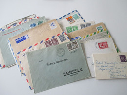 Finnland 1949 - 60er Jahre Auslandsbriefe / Luftpost 16 Belege + 4 Moderne Briefe! Schöne Umschläge / 1x Freistempel - Covers & Documents