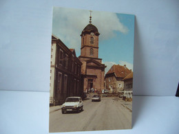 CHATENOIS LES FORGES 90 TERRITOIRE DE BELFORT L'EGLISE LA CURE ET L'ECOLE MATERNELLE CPM COMBIER MACON - Châtenois-les-Forges