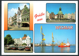 E5198 - TOP Wismar Hafen Krahn- Bild Und Heimat Reichenbach Qualitätskarte - Wismar