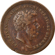 Monnaie, États Italiens, NAPLES, Ferdinando II, 2 Tornesi, 1842, Naples, TTB - Naples & Sicile