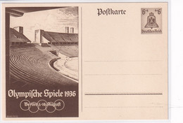 Postkarte - Deutsches Reich - Olympische Spiele 1936 Berlin 1.-16. August - Summer 1936: Berlin