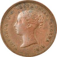 Monnaie, Grande-Bretagne, Victoria, 1/2 Farthing, 1843, Londres, TTB+, Cuivre - Autres & Non Classés