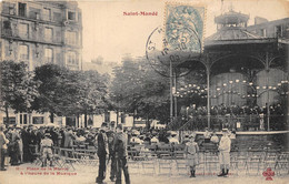 94-SAINT-MANDE- PLACE DE LA MAIRIE A L'HEURE DE LA MUSIQUE - Saint Mande