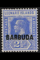 BARBUDA 1922 2½d Bright Blue, Variety "watermark Inverted", SG 4w, Very Fine NHM For More Images, Please Visit Http://ww - Autres & Non Classés