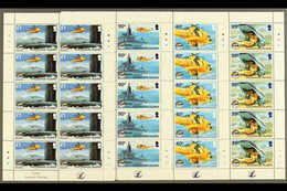 2011 Search & Rescue Set, SG 1103/6, In Sheetlets Of 10. NHM (4 Sheetlets) For More Images, Please Visit Http://www.sand - Ascensione