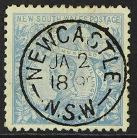 NEW SOUTH WALES 1890. 20s Ultramarine, Perf 11, SG 264c, Very Fine Used With Neat NSW - Newcastle Cds. For More Images,  - Altri & Non Classificati