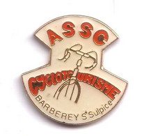 SP18 Pin's Cyclisme Vélo ASSC Barberey Saint Sulpice Aube Achat Immédiat - Cyclisme