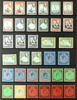 1938-53 KGVI MINT DEFINITIVES Attractive Array Covering All Values (except 5s) To 10s (3), 12s6d And £1 (4), Including S - Bermudes