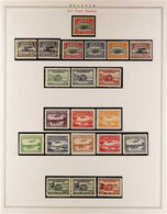 AIR POST ISSUES 1924-1967 NEVER HINGED MINT COLLECTION In Hingeless Mounts On Pages, All Different, Includes 1924 Set, 1 - Bolivie