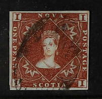 1851-60 1d Red-brown Chalon, SG 1, Attractive With Four Margins And Neat Light Barred Cancel Leaving Most Of The Portrai - Autres & Non Classés