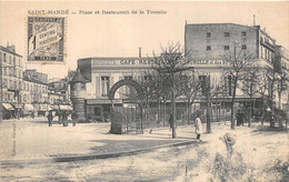 94-SAINT-MANDE- PLACE ET RESTAURANT DE LA TOURELLE - Saint Mande