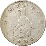 Monnaie, Zimbabwe, 50 Cents, 1980, TB+, Copper-nickel, KM:5 - Zimbabwe