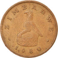 Monnaie, Zimbabwe, Cent, 1980, TB+, Bronze, KM:1 - Simbabwe