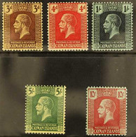 1921-26 KGV MCA Wmk Complete Set, SG 60/67, Very Fine Mint (5 Stamps) For More Images, Please Visit Http://www.sandafayr - Cayman (Isole)
