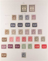 1892-1913 VALUABLE MINT COLLECTION A Lovely Old Time Collection Of Torea & Queen Makea Takau Issues With Shade Interest  - Cookeilanden