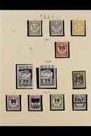 RAILWAY LOCAL STAMPS RYOMGARD GJERRILD GRENAA JERNBANE (R.G.G.J.) 1930-1953 Mostly Never Hinged Mint All Different Colle - Altri & Non Classificati