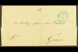 BRUNSWICK 1825-1862 Five Stampless Entires & Entire Letters Bearing Various Postal Markings, Includes Two-lines Dated "B - Altri & Non Classificati