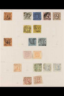 THURN & TAXIS 1852-1866 ATTRACTIVE COLLECTION On Pages, Includes NORTHERN DISTRICT 1852-58 ¼sgr (x2), ½sgr, 1sgr (x3), 2 - Altri & Non Classificati