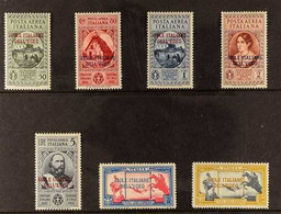 DODECANESE ISLANDS EGEO. 1932 Garibaldi Air Post & Air Express Post Sets, Sass S.30, SG 99/103 & E104/105, Very Fine Min - Altri & Non Classificati