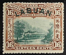 1900-02 16c Green And Chestnut, Perf 14½-15, SG 116c, Fine Mint. Fresh And Attractive. For More Images, Please Visit Htt - Borneo Del Nord (...-1963)