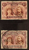1910-13 6d Double Heads Both Shades, SG 144/145, Fine Used (2 Stamps) For More Images, Please Visit Http://www.sandafayr - Altri & Non Classificati