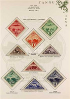 1934-1936 ALL DIFFERENT MINT COLLECTION On Printed Pages, Strongly Represented For The Period. With 1934 (perf) Postage  - Touva