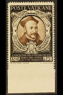 1946 75c Sepia & Black "St Ignatius Of Loyola" IMPERF AT BASE VARIETY, Sass 113e, Never Hinged Mint   For More Images, P - Andere & Zonder Classificatie