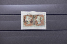 ROYAUME UNI - Paire Du N°3 Sur Fragment ( Type à Déterminer ) - L 80294 - Usados