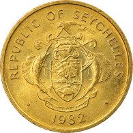Monnaie, Seychelles, Cent, 1982, British Royal Mint, TTB, Laiton, KM:46.1 - Seychellen