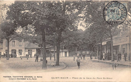 94-SAINT-MAUR-DES-FOSSES- PLACE DE LA GARE DU PARC ST-PAUR - Saint Maur Des Fosses
