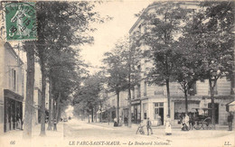 94-SAINT-MAUR-DES-FOSSES- PARC , LE BOULEVARD NATIONAL - Saint Maur Des Fosses