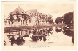 Purmerend - Heerengracht Met Getekende Zwanen - 1909 - Purmerend