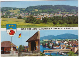 Gailingen Am Hochrein - Deutsches Zollamt Mit Rheinbrücke Nach Diessenhofen (Schweiz) - DOUANE ZOLL - Konstanz