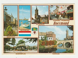 Ansichtkaart-postcard Kathedraal-roerkade-munsterplein Roermond (NL) - Roermond