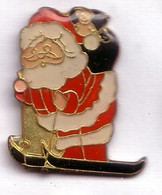 C384 Pin's Albertville ?? Ski  PERE NOEL Achat Immédiat - Kerstmis