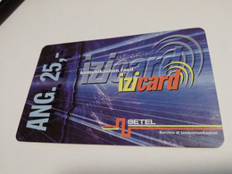 CURACAO NAF 25,- IZICARD /SETEL     VERY FINE USED CARD  /CURACAO       ** 4091** - Antilles (Netherlands)