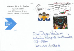 Portugal CORREIO AZUL Cover - Lettres & Documents