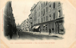 Châlons Sur Marne * Une Vue De La Rue De Marne * Commerces Magasins - Châlons-sur-Marne