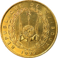 Monnaie, Djibouti, 20 Francs, 1999, Paris, SPL, Aluminum-Bronze, KM:24 - Dschibuti