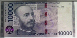 Armenia Arménie Armenien 2018 10000 Dram Banknote UNC Komitas Hybrid Technology NEW - Armenië