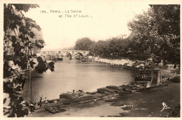 Paris * 4ème * La Seine Et L'ile St Louis * Péniche Batellerie Halage Chaland - District 04