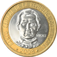 Monnaie, Dominican Republic, Sanchez, 5 Pesos, 2008, FDC, Bi-Metallic, KM:89 - Dominikanische Rep.