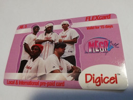 ARUBA PREPAID CARD   FLEX CARD DIGICEL AFL 5,-    28/04/2010    Fine Used Card  **4123** - Aruba